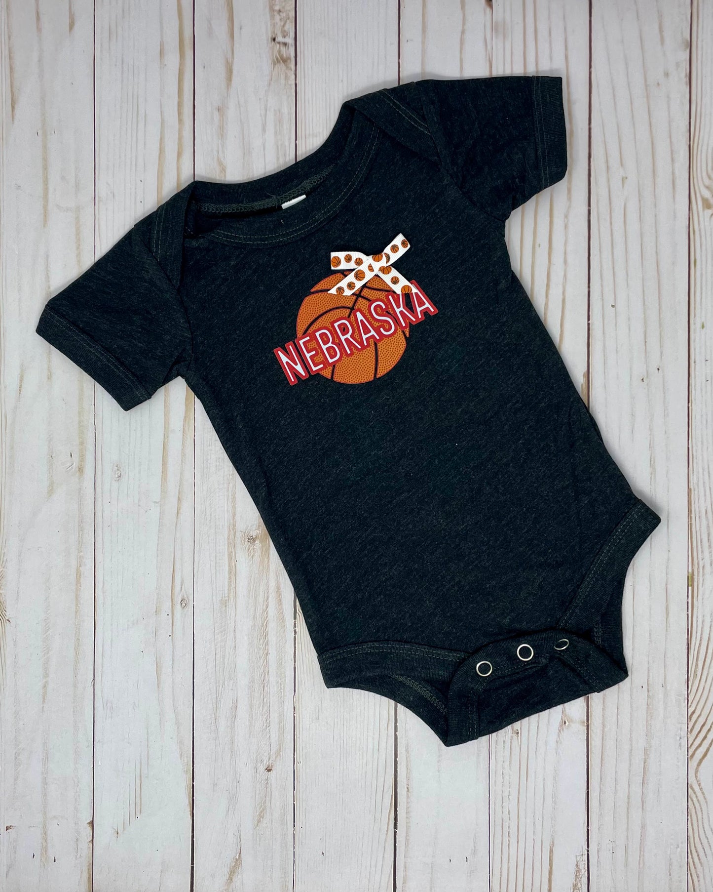 Nebraska Basketball Onesie