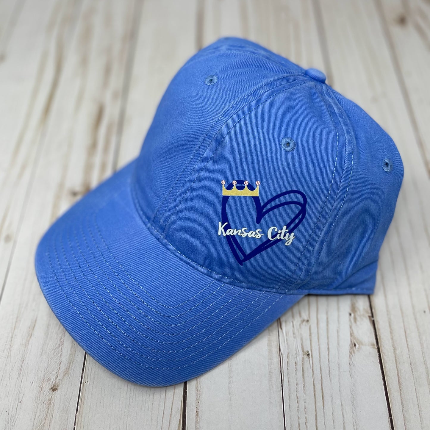 KC Baseball Heart Hat