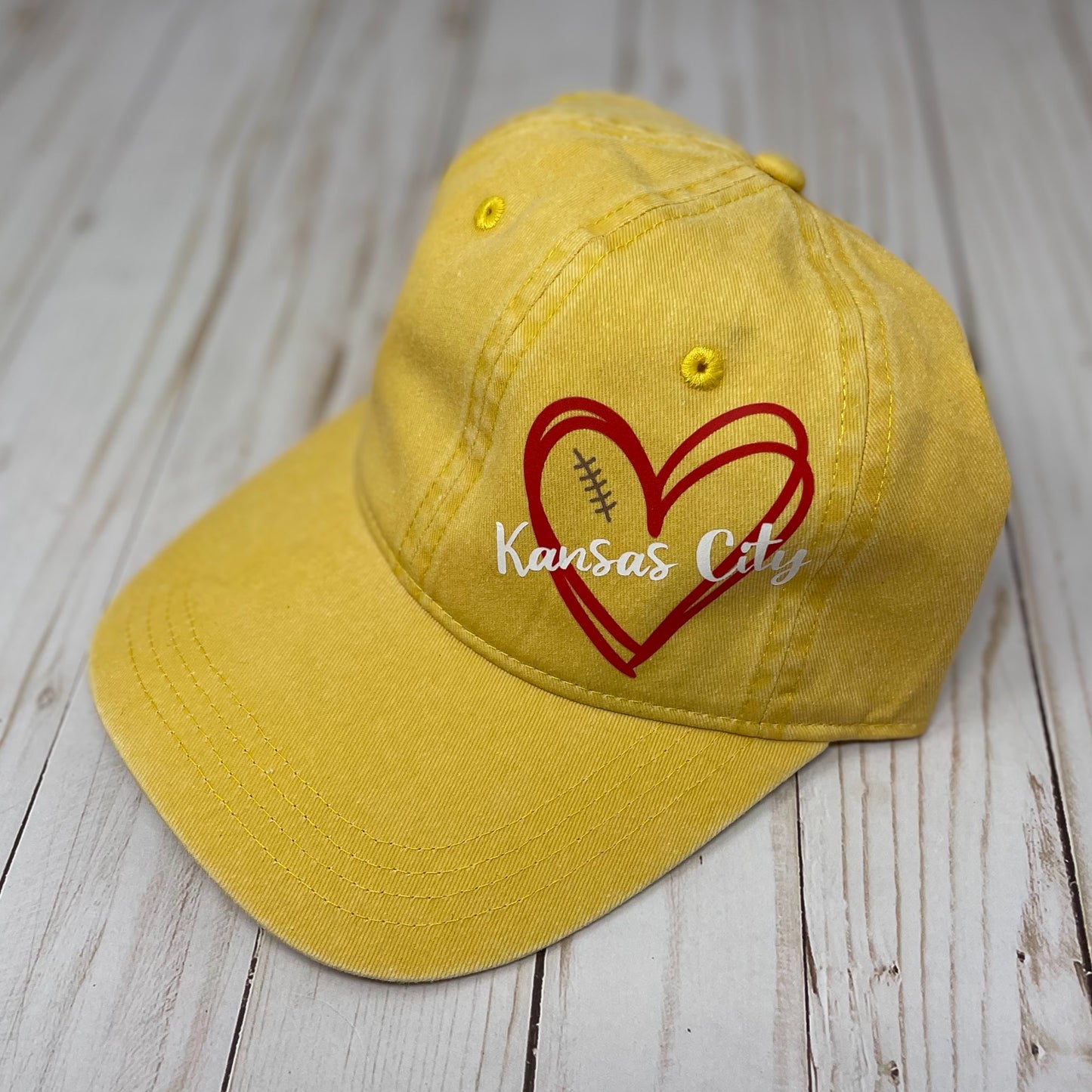 KC Football Heart Hat