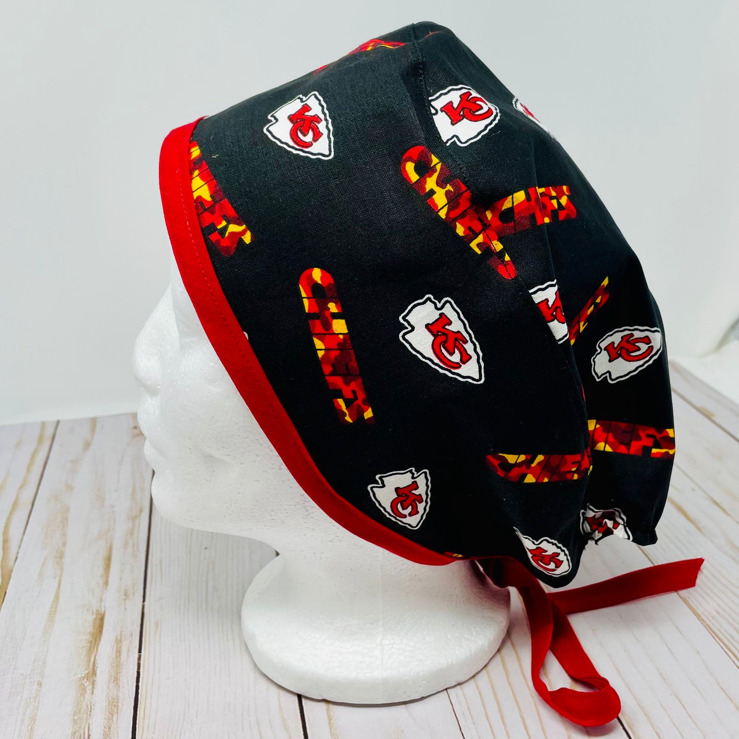 KC Football Scrub Cap - Black