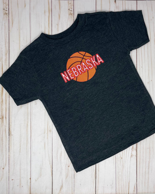 Nebraska Basketball Toddler Tee