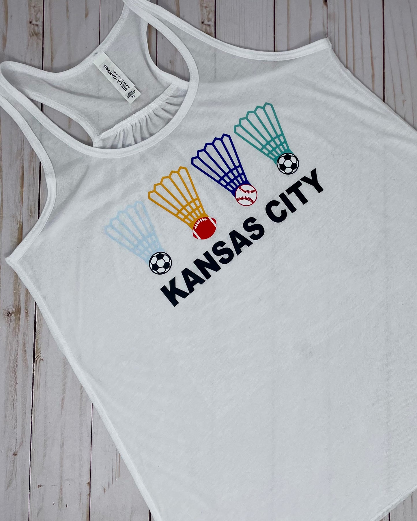 KC Sports Shuttlecocks Women's Tank