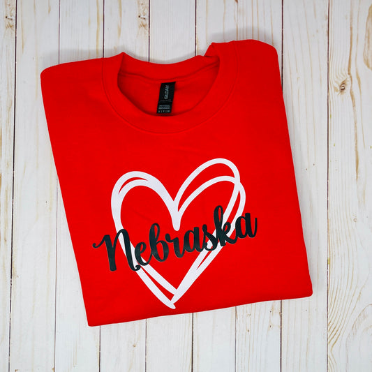 Nebraska Love Sweatshirt