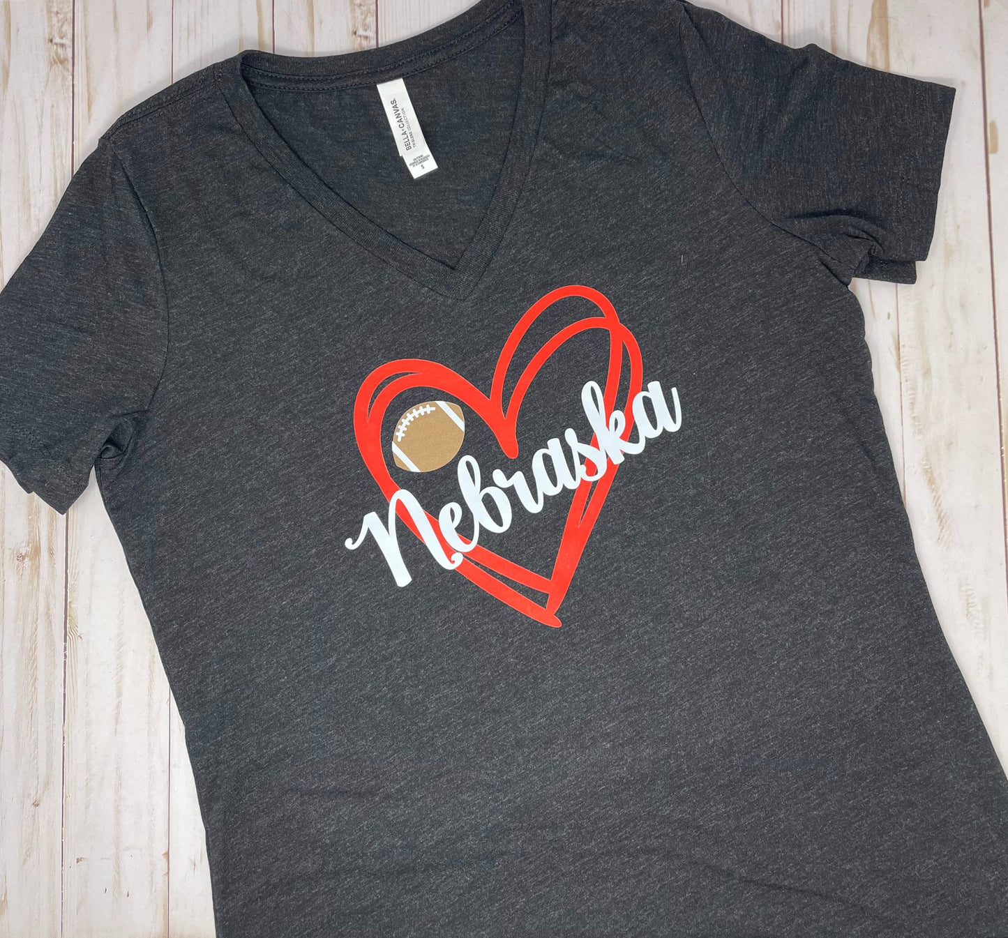 Nebraska Football V-Neck