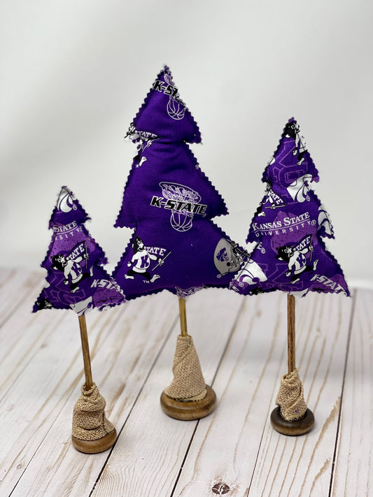 Kansas Wildcat Holiday Trees