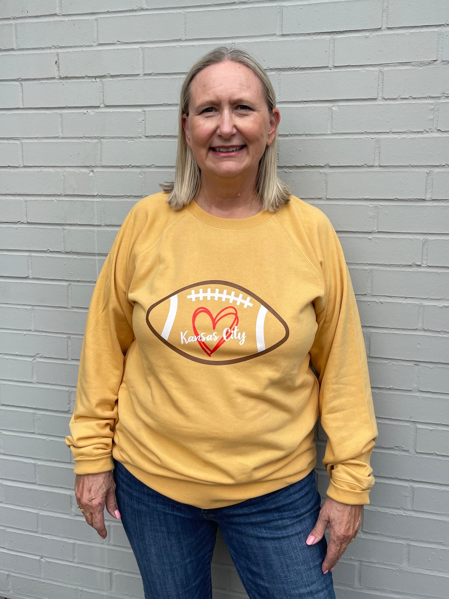 KC Kingdom Football Heart Sweatshirt