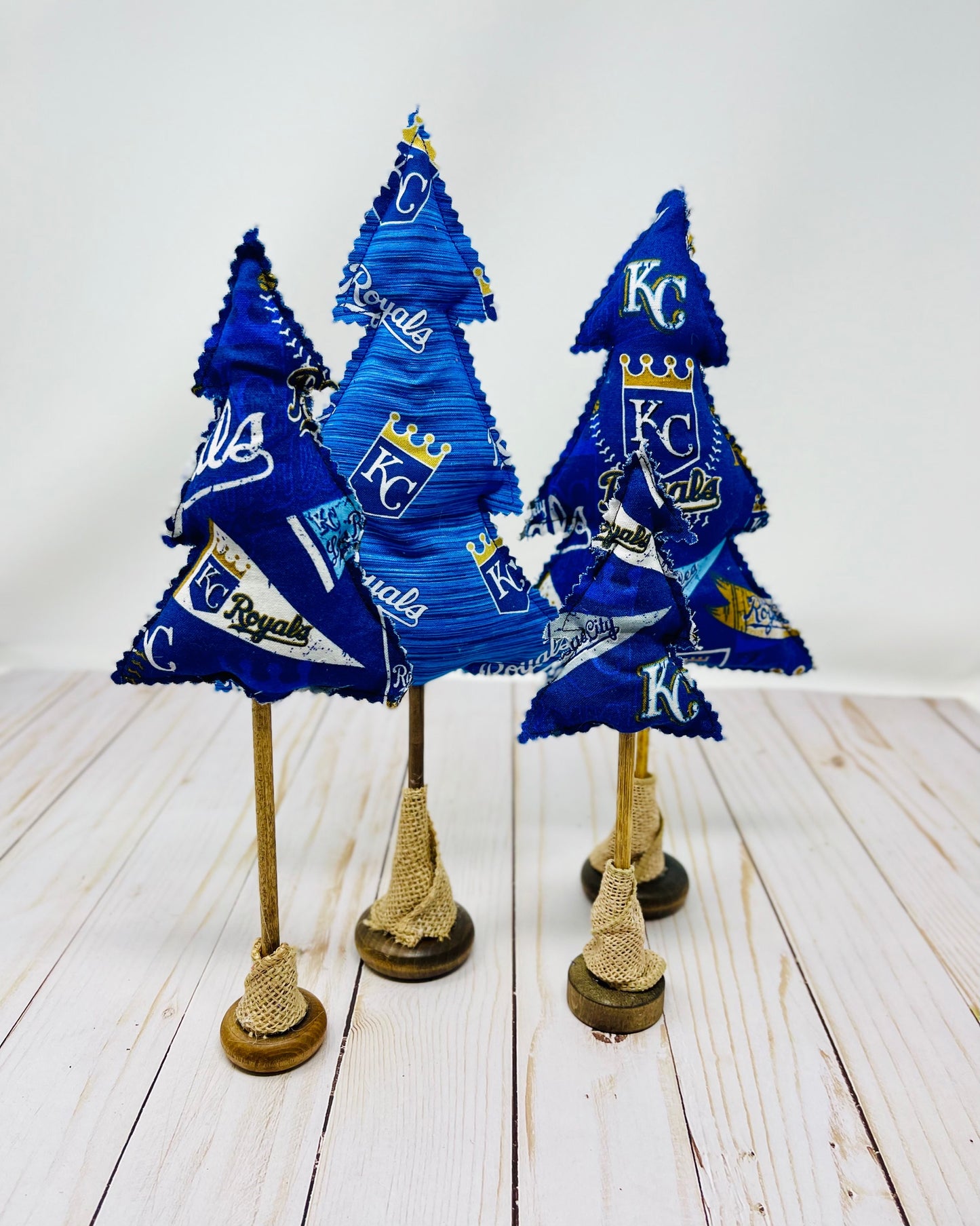 KC Baseball Holiday Trees