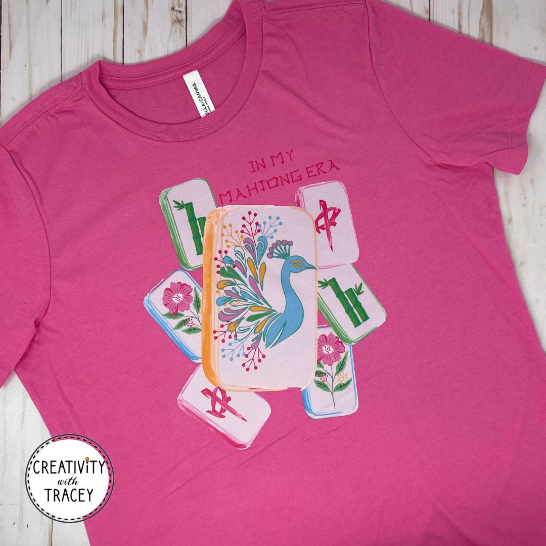 Bird Bam in my Mahjong Era Hot Pink