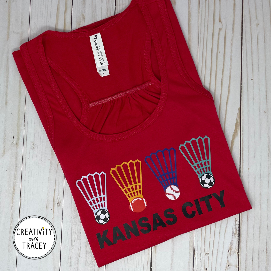 KCC Soccer Heart Women's Tank - Red