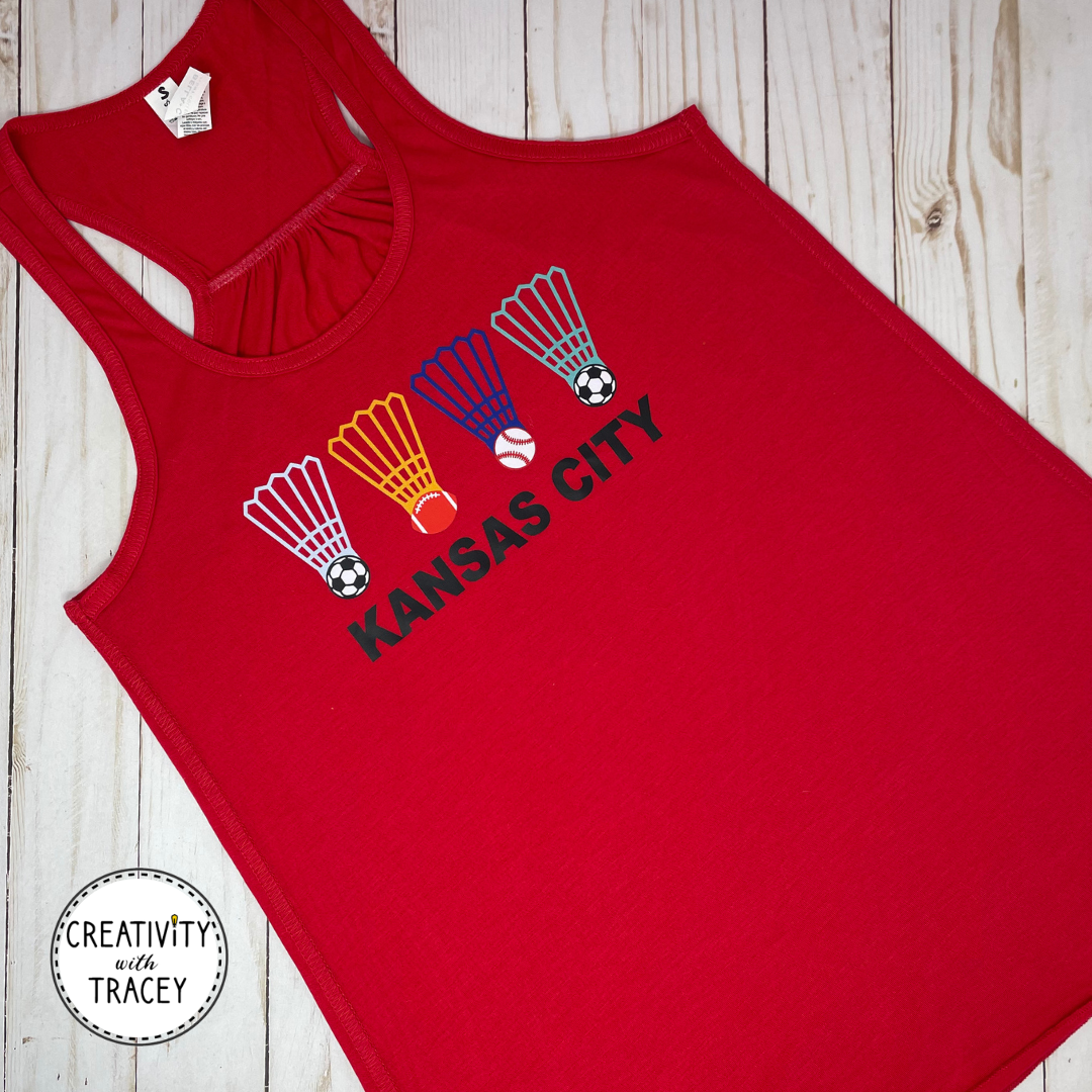 KCC Soccer Heart Women's Tank - Red